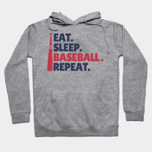 Eat Sleep Baseball Repeat Hoodie